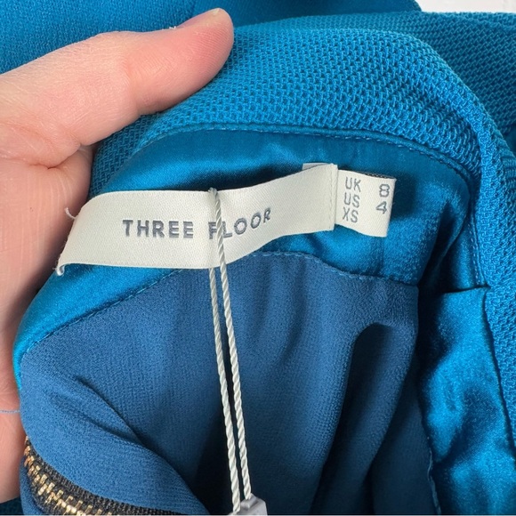 Three Floor Blue Mini Dress - Picture 3 of 10